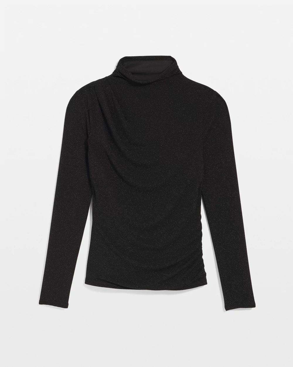 店舗限定テンダーロインMOCK NECK LONG SLEEVE M BLACK Shop Mock Neck Ribbed Dress | Unison Label